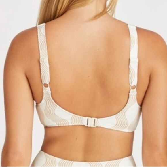 NEW Zulu & Zephyr X Free People Tan Wave Bra Cup Bikini Top - Picture 2 of 10